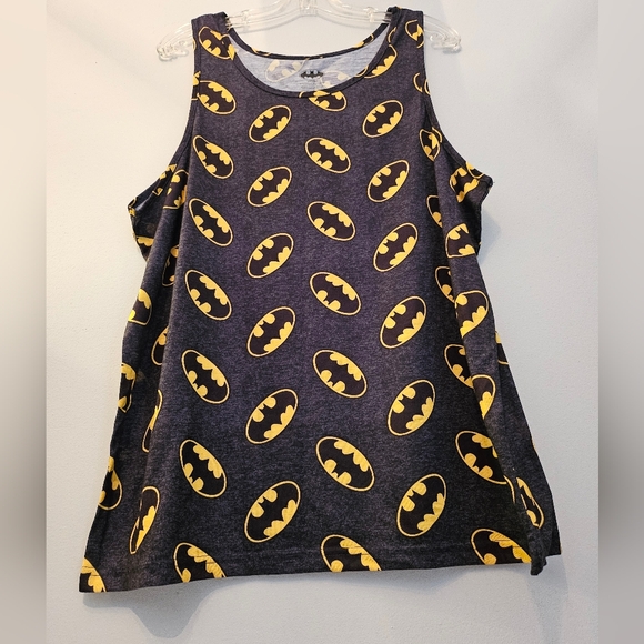 Batman Repeater Logo Graphic Tank Top | Size Large - Picture 5 of 8